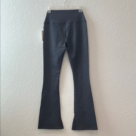 Splits59 Raquel High Waist Flare Heather Grey Leggings - Picture 6 of 9